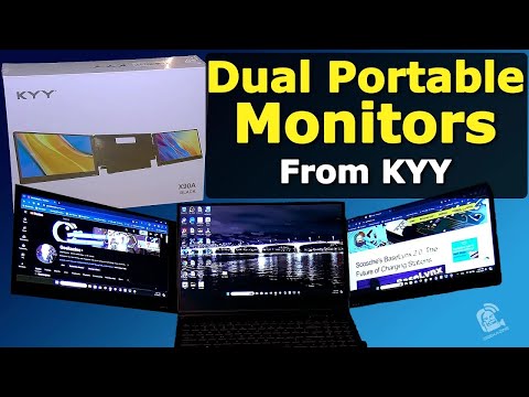 Turn Your Laptop Monitor into 3 with the KYY 90A Dual Monitor