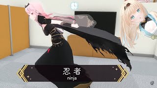 Calli did the iconic Naruto run, Nin Nin [Hololive Eng Sub]