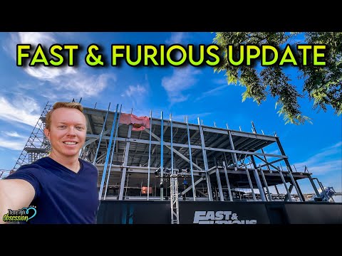 Fast & Furious Roller Coaster Updates at Universal Studios Hollywood!