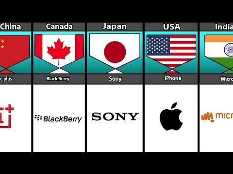 Smart Phones From Different Countries