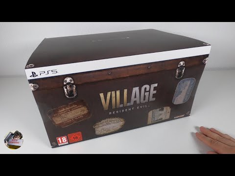 Unboxing Resident Evil Village Collector's Edition ASMR