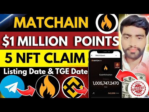 Matchain airdrop | Matchquest listing date | How to withdraw matchain airdrop | Matchquest NFT claim