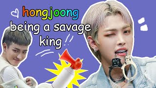 the 's' in savage stands for Hongjoong