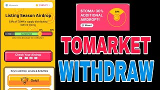 TOMARKET AIRDROP CLAIM। TOMA TOKEN CLAIM । LISTING।