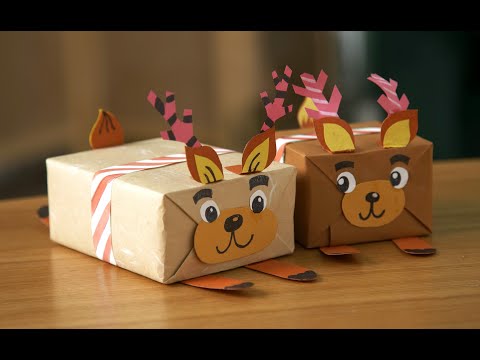 手作系列 – 禮物包裝︰馴鹿篇 DIY Crafts: Festive Gift Wrapping – Reindeer