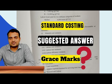 Standard Costing Suggested Answer for September 2024 Exam| Ca Prakash Patel