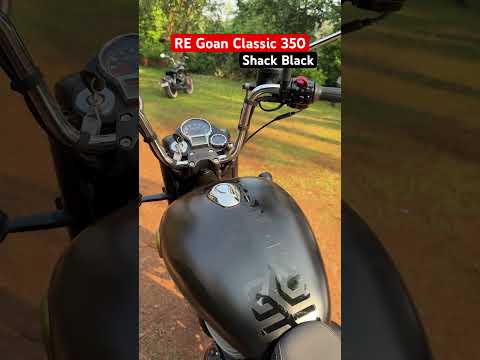 RE Goan Classic 350 Shack Black Colour 🔥🔥