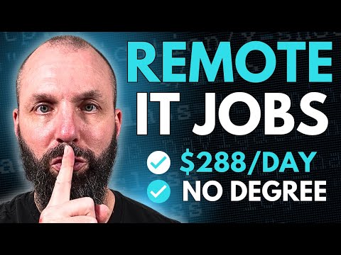 4 Entry-Level Remote IT Jobs NO DEGREE!!