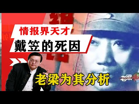 老梁揭秘系列-梁宏達講述：戴笠情報界的天才!老梁為其分析戴笠死因!！老梁的評價一針見血