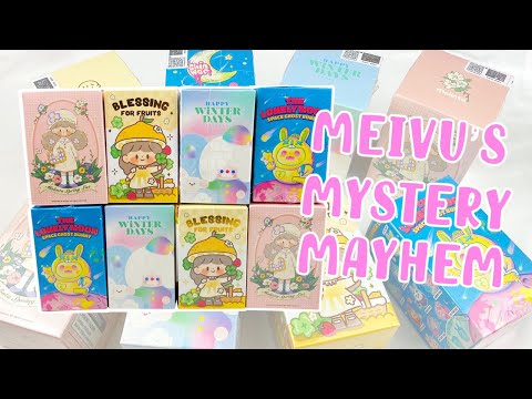 LET'S OPEN 8 FINDING UNICORN BLIND BOXES! Shinwoo Space Ghost Bunny, Molinta, zZton, RiCO | MMM