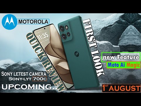 MOTO EDGE 50 5G first LOOK & Quick Review SONY DSLR camera BIG MOTO Ai #motoedge50 #Logicmobile