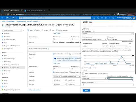 Scaling Azure App Service