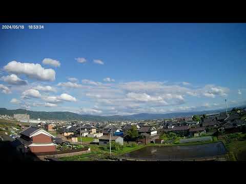 タイムラプス雲の動き 2024.05.16