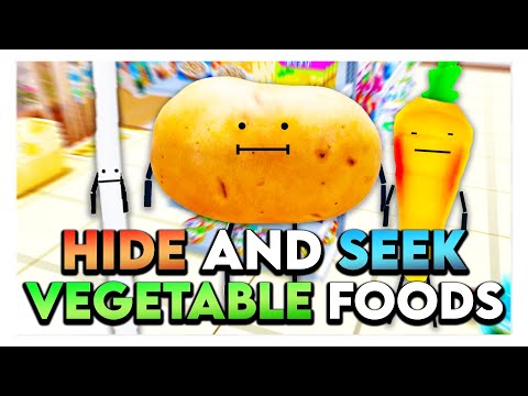 Roblox SECRET STAYCATION HIDE & SEEK WITH VEGETABLE FOODS! 🥕