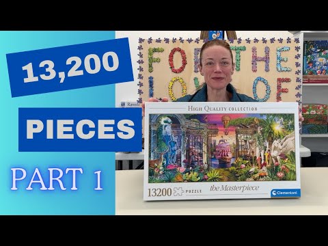 13,200 PIECE JIGSAW PUZZLE!! Visionaria by Clementoni (Part 1) #puzzle #jigsawpuzzle