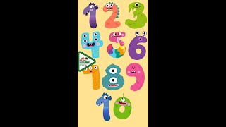 Learn to count - Teach kids to count in English language from 1 to 10 | Numbers for kids #Shorts