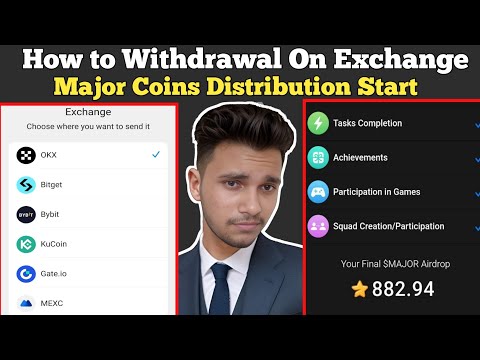 Major Airdrop Coins Check | Major Coins Exchange Withdrawal Process | Major Listing 28 Nov