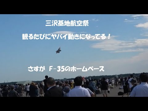 2024年三沢基地航空祭　F-35機動飛行