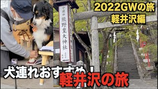 大型犬連れの旅・軽井沢編【2022年GW】