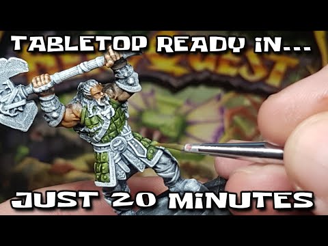 Paint Heroquest Miniatures FAST with Slapchop Technique!