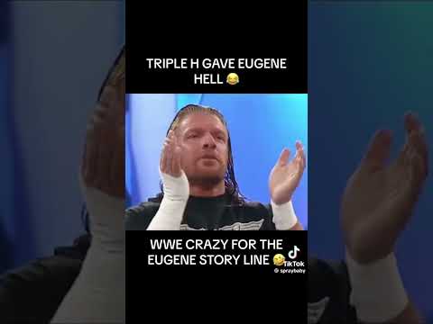 WHEN EUGENE COST TRIPLE H THE WORLD HEAVY WEIGHT TITLE #short #tripleh #foryou