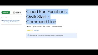 Cloud Run Functions - Hands on Labs #cloudcertification #handsonlab #gcp #cloud #googlecloud2024