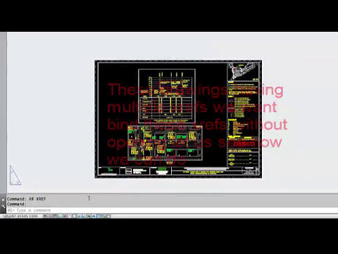 Bind multiple xrefs in multiple autocad drawings