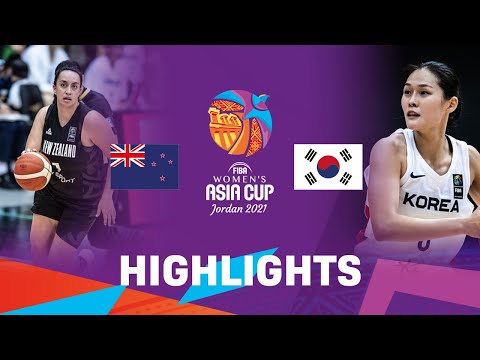 New Zealand vs Korea | FIBA Women's Asia Cup 2021