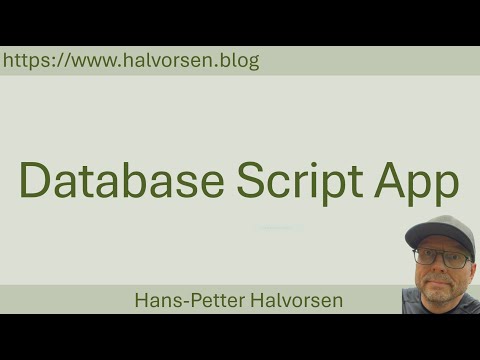 Database Script App