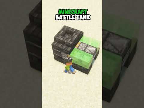 Minecraft Battle Tank🪖 (はいよろこんで) #minecraft #shorts