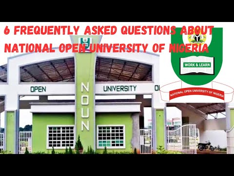 Questions about my school | National Open University of Nigeria