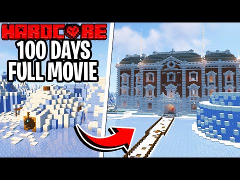 I Survived 100 Days in ANTARCTICA in HARDCORE Minecraft!