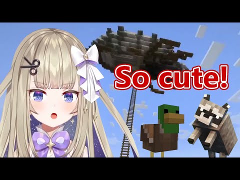 Shiina makes NOAH'S ARK in Minecraft