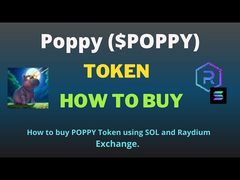 How to Buy Poppy (POPPY) Token Using Raydium Exchange