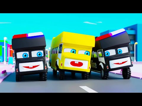 Baby Shark Bus Doo Doo Doo Doo Doo | If You're Happy | Nursery Rhymes & Songs Collection Kids USA