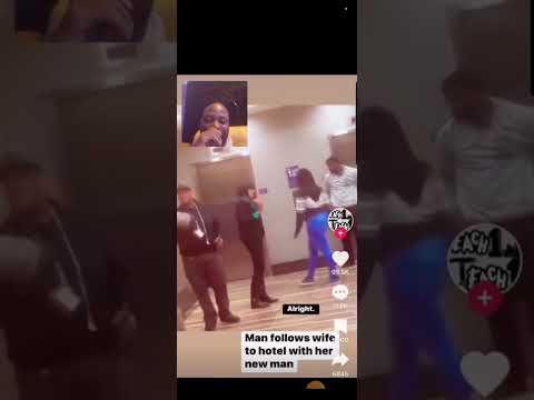 Man Cries after Catching His Woman @ Hotel Cheating