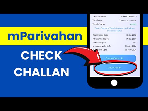 How to Check or View Challan in NextGen mParivahan Application?