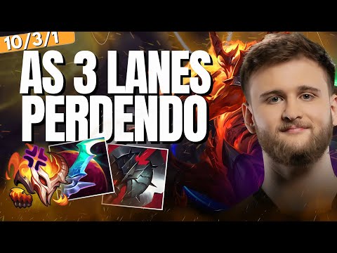 COMO JOGAR COM AS TRÊS LANES PERDENDO! | Ranger