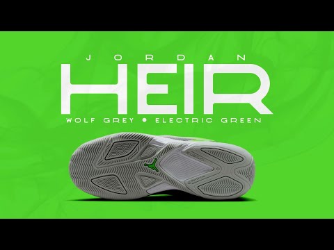 WOLF GREY ELECTRIC GREEN 2025 Jordan Heir DETAILED LOOK