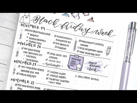 Bullet Journal Plan With Me: A huge mess of a week