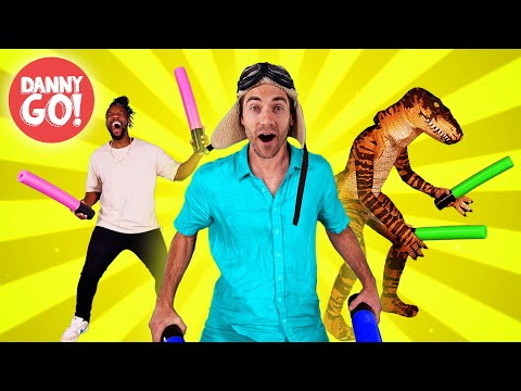 Boom Boom Dinosaur Drum-Along Dance! 🥁🦖 /// Danny Go! Songs for Kids