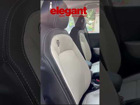 luxury with Venti Art Leather Car Seat Covers For Hyundai Venue