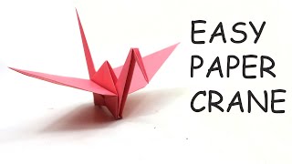 How To Make a Paper Crane - Origami Crane Easy - Step by Step Tutorial