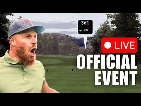 🔴 LIVE GOLF: Round 1 of Simulator Golf Tournament