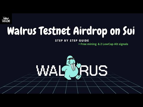 Walrus Testnet Airdrop Guide Explained