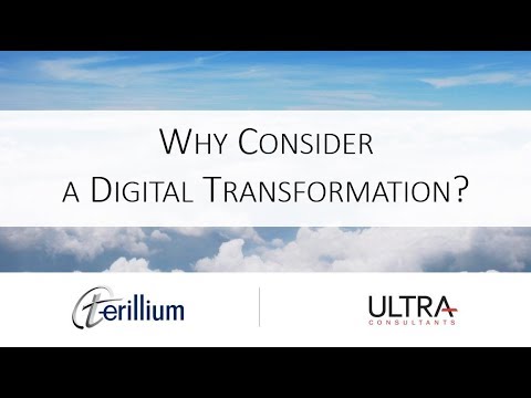 Why consider a digital transformation?