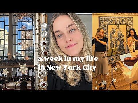 a week in my life in NYC as a musician | rehearsals, playing a concert, where I've been