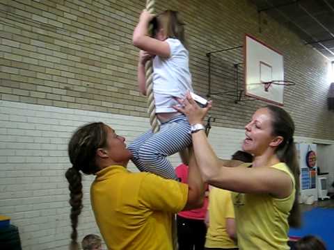 Rope climb