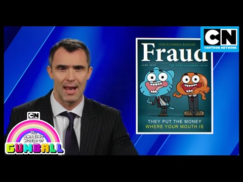 Gumball and Darwin on the news on TV | Gumball | Cartoon Network