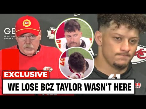 Andy Reid & Patrick Mahomes REACTION to Travis Kelce CRYING & Chiefs HEART BREAKING LOSE to Bills